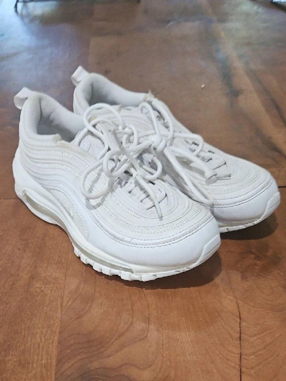 Nike Air Max 97' Reflective White Athletic Shoes Dh8016-100 Sz 6.5